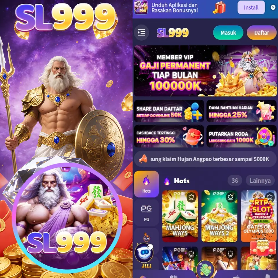 SL999 Masuk Resmi 2026 Aplikasi